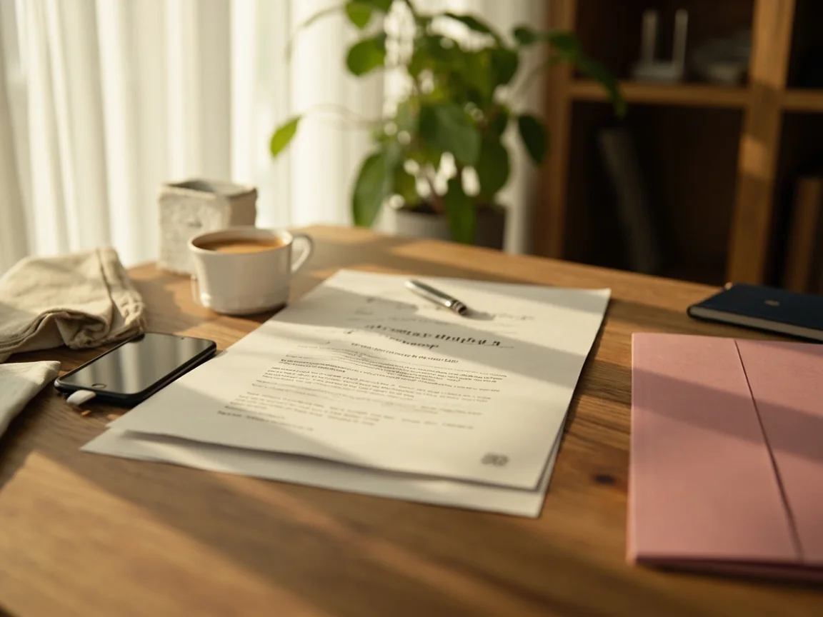 Responsible play boundary — calm domestic desk